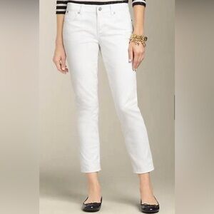 Talbots White Ankle Pants
